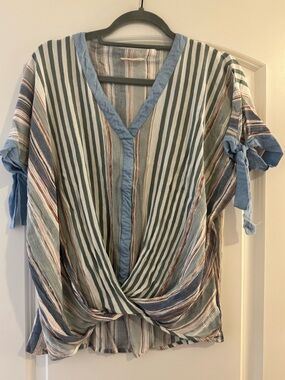 EUC draped blouse. Wore once